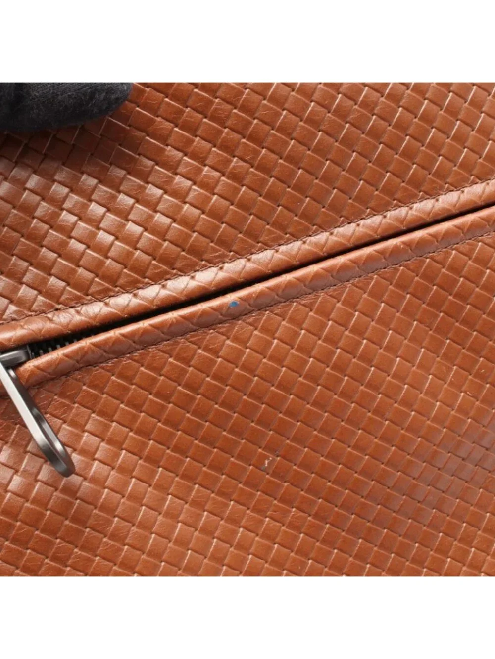 Bottega Veneta Briefcase Intrecciato 2-Way Brown Black Leather